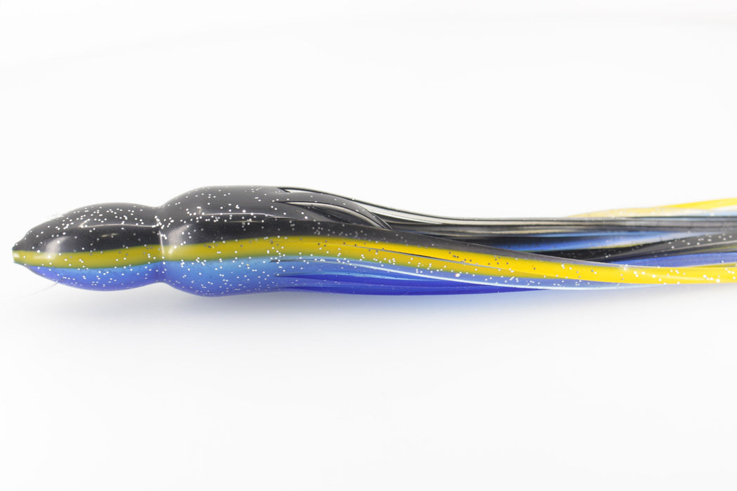 #187 BOM Replacement Skirt - Black-Blue Silver Glitter Yellow Line EZ-K