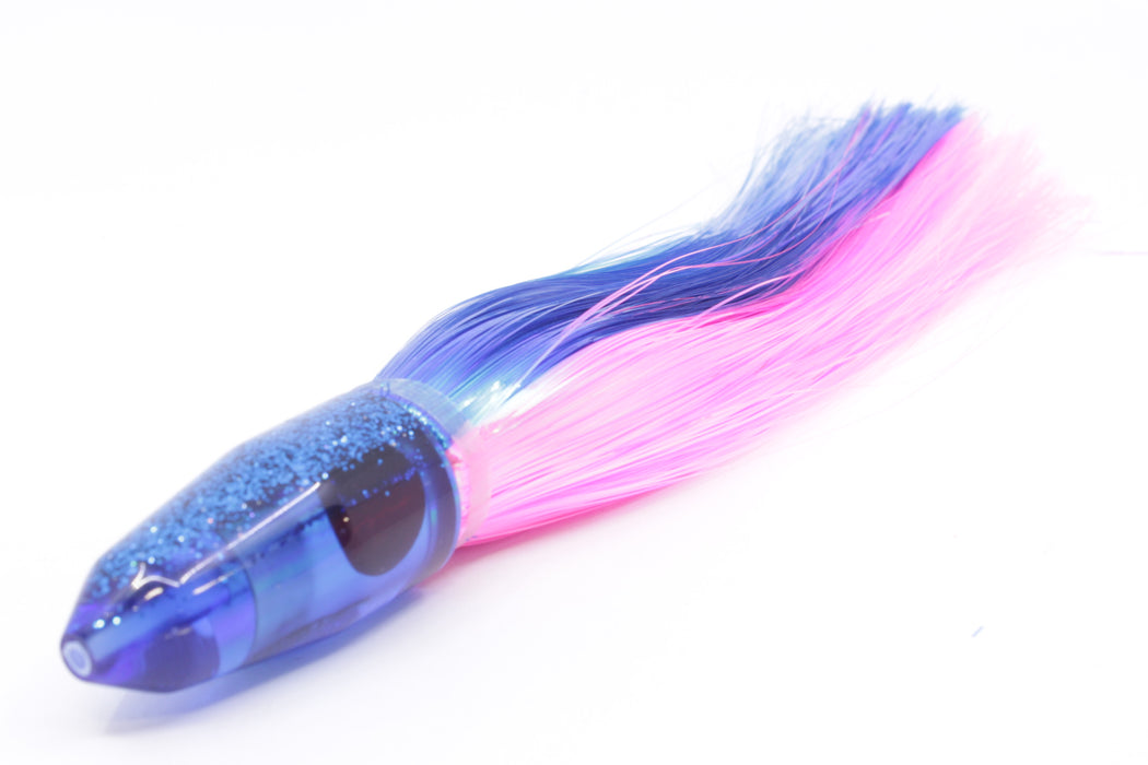 TANTRUM Lures Blue Rainbow Blue Back Small Bullet 7" 4oz Strobez Blue-Pink/White