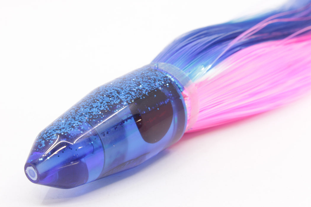 TANTRUM Lures Blue Rainbow Blue Back Small Bullet 7" 4oz Strobez Blue-Pink/White