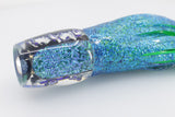 Coggin Lures Turquoise Blue-Green Dichro 4-Hole Copa Teardrop Invert 12" 10.5oz