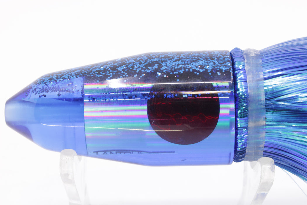 TANTRUM Lures Blue Rainbow Blue Back Small Bullet 7" 4oz Strobez Blue/White