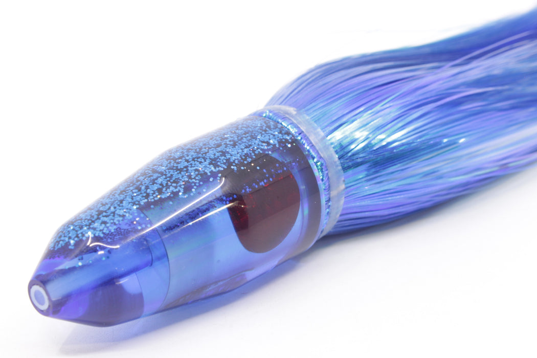 TANTRUM Lures Blue Rainbow Blue Back Small Bullet 7" 4oz Strobez Blue/White