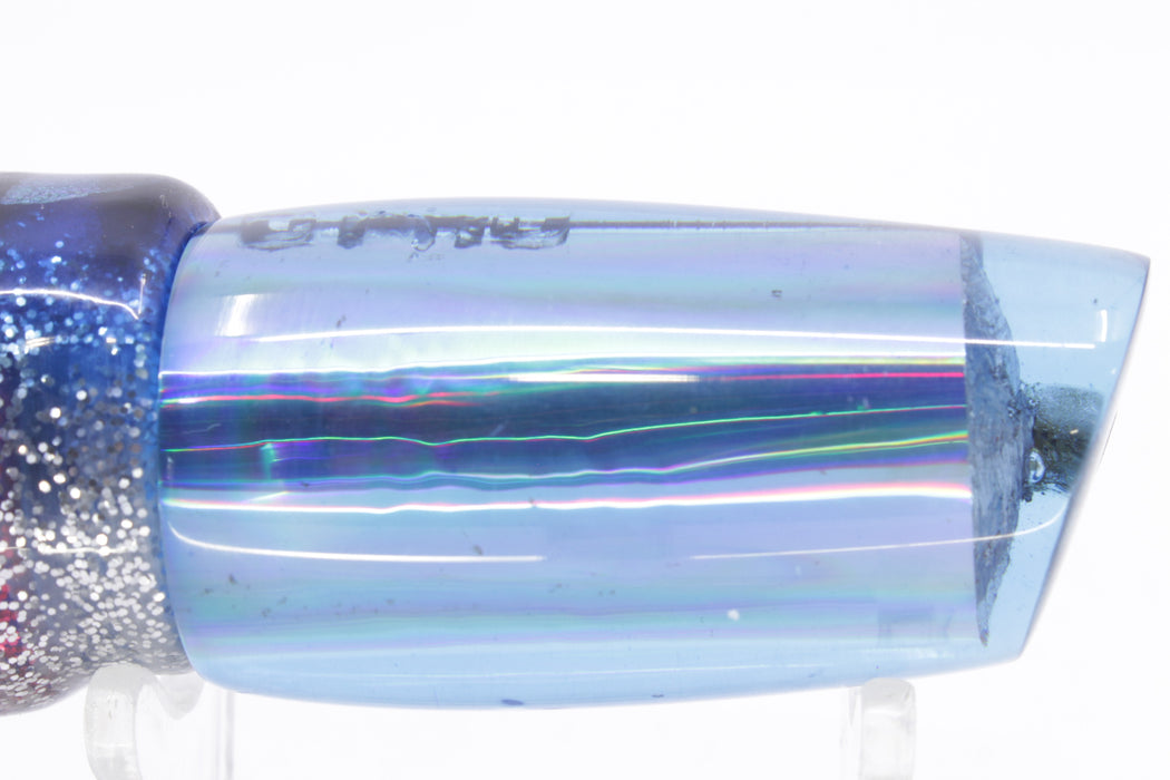 Kennly Llanes C Pro Lures Ice Blue Rainbow Lead Plunger 9" 6.7oz Skirted New Pre-Owned