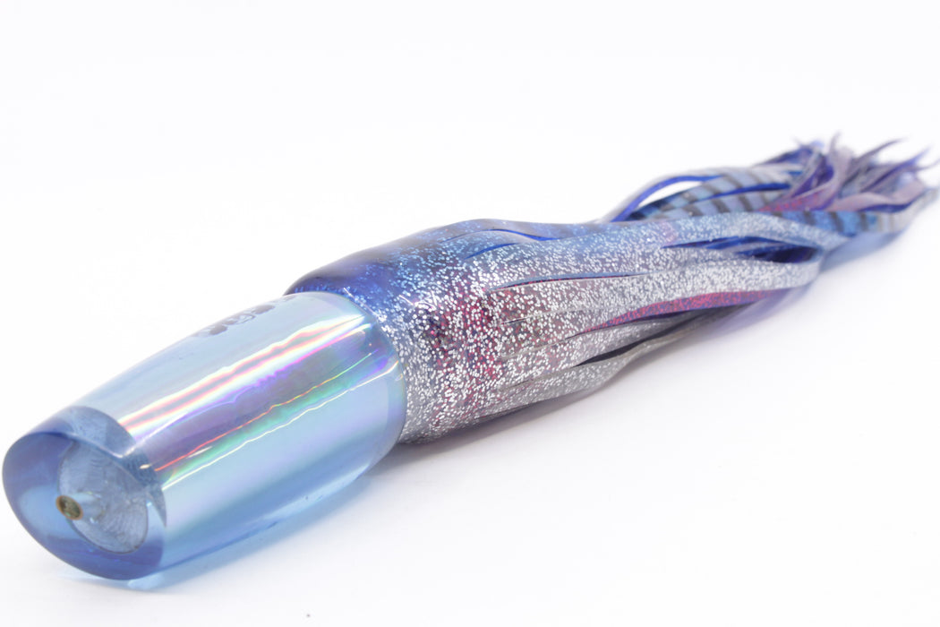 Kennly Llanes C Pro Lures Ice Blue Rainbow Lead Plunger 9" 6.7oz Skirted New Pre-Owned