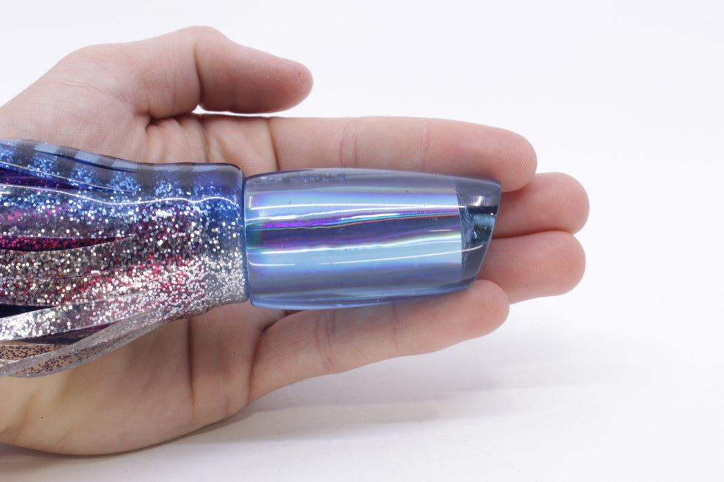 Kennly Llanes C Pro Lures Ice Blue Rainbow Lead Plunger 9" 6.7oz Skirted New Pre-Owned