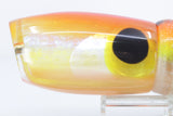 Coggin Lures Yellow Pearl Glass Pink-Orange Back Maui Plunger 14" 13.8oz Skirted