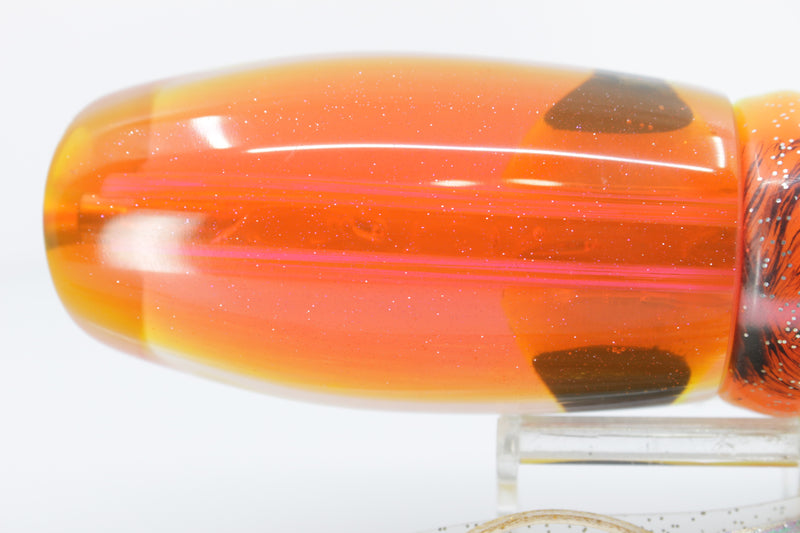 Coggin Lures Yellow Pearl Glass Pink-Orange Back Maui Plunger 14" 13.8oz Skirted