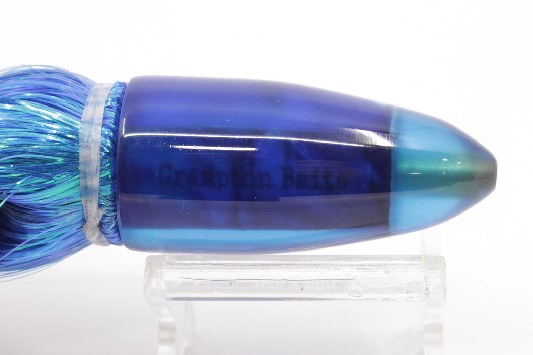 Crampton Baits Blue MOP Bullet 9" 3.6oz Strobez Royal Blue/Pink