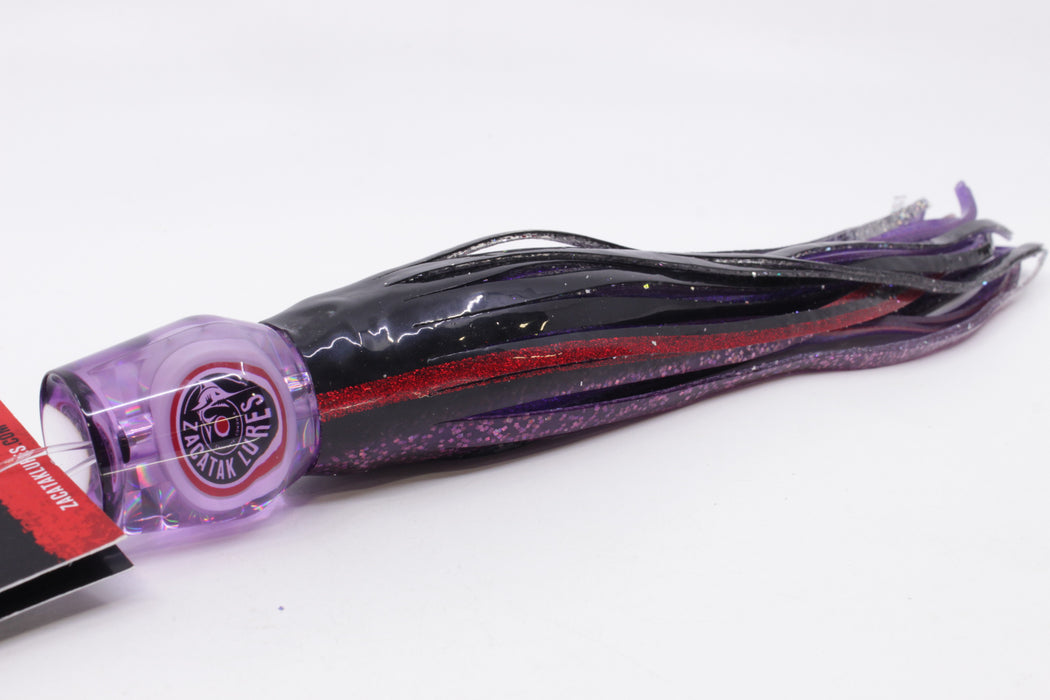 Zacatak Lures Purple Rainbow Medium Roach 9" 4.1oz Skirted Purple Haze