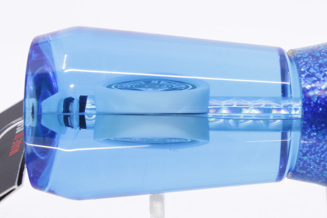 Zacatak Lures Ice Blue Rainbow Medium Vamp 9" 5oz Skirted Flying Fish