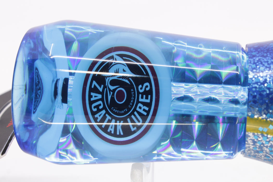 Zacatak Lures Ice Blue Rainbow Medium Vamp 9" 5oz Skirted Flying Fish