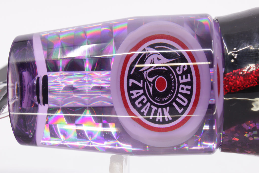 Zacatak Lures Purple Rainbow Medium Sprocket 9" 4.5oz Skirted Purple Haze