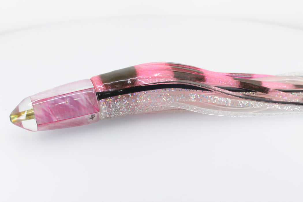 Koya Lures Pink MOP Regular Bullet 9" 5.5oz Skirted