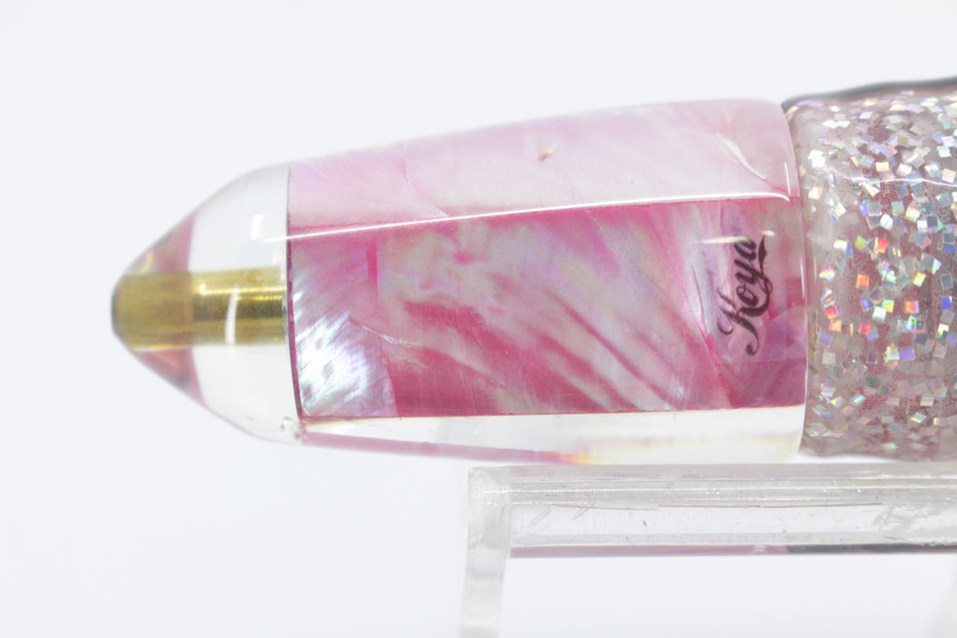 Koya Lures Pink MOP Regular Bullet 9" 5.5oz Skirted