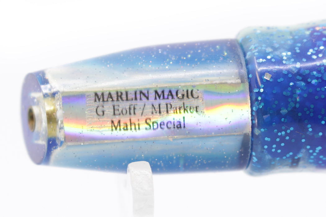 Marlin Magic White Awabi Blue Back Mahi Special 5.5" 2.1oz Skirted Blue