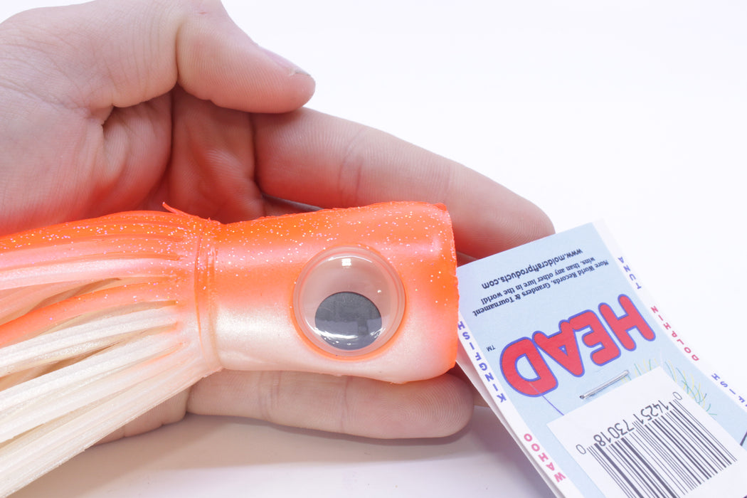 Mold Craft Orange-White/White Standard Super Chugger 9" 2.6oz