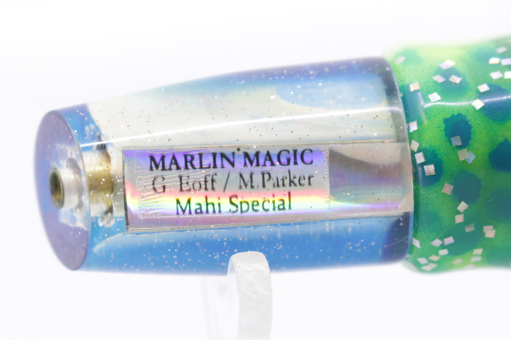 Marlin Magic White Awabi Blue Back Mahi Special 5.5" 2.1oz Skirted Green-Blue