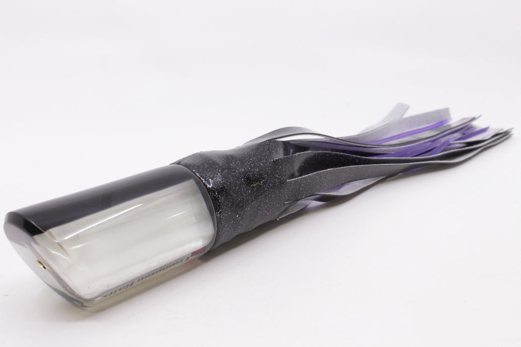 Crampton Baits Real White MOP Black Back 1/4 Tonner 12" 6oz Vinyl Black