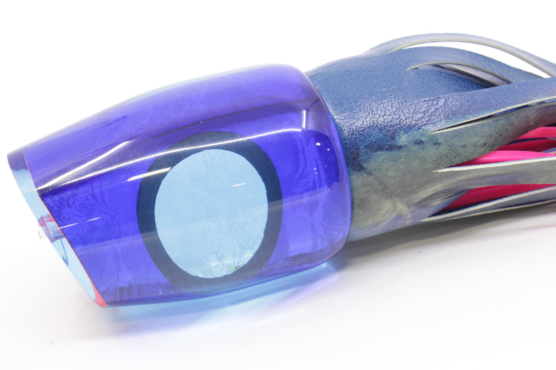 A La Vive Lures Blue Rainbow Ice Blue Eyes XL Pothound 16" 15.7oz ALV Blue Skipjack