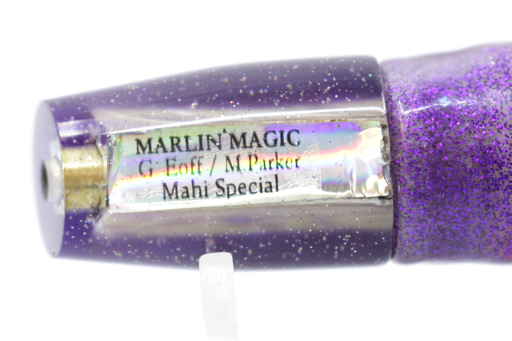 Marlin Magic White Awabi Purple Back Mahi Special 5.5" 2.1oz Skirted Purple-Red