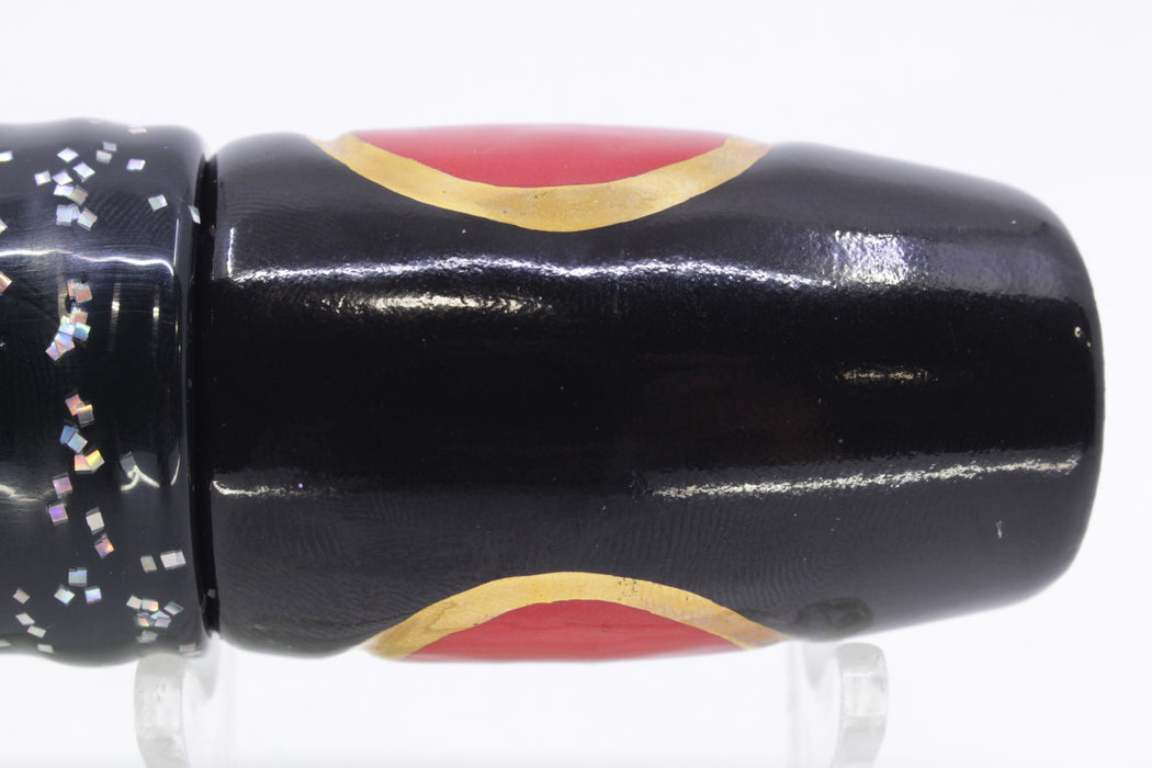 Mark White Lures Black Pearl Slant 9"+ 8.7oz Skirted Magic Johnson