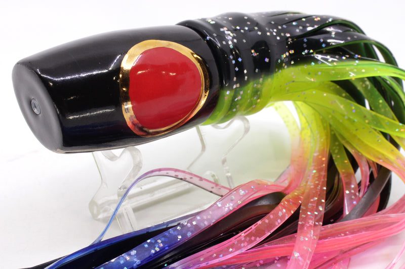 Mark White Lures Black Pearl Slant 9"+ 8.7oz Skirted Magic Johnson