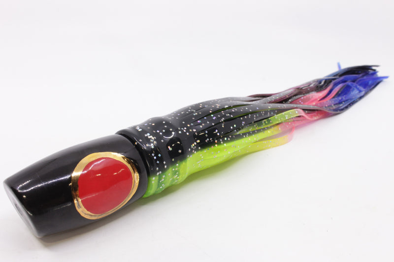 Mark White Lures Black Pearl Slant 9"+ 8.7oz Skirted Magic Johnson