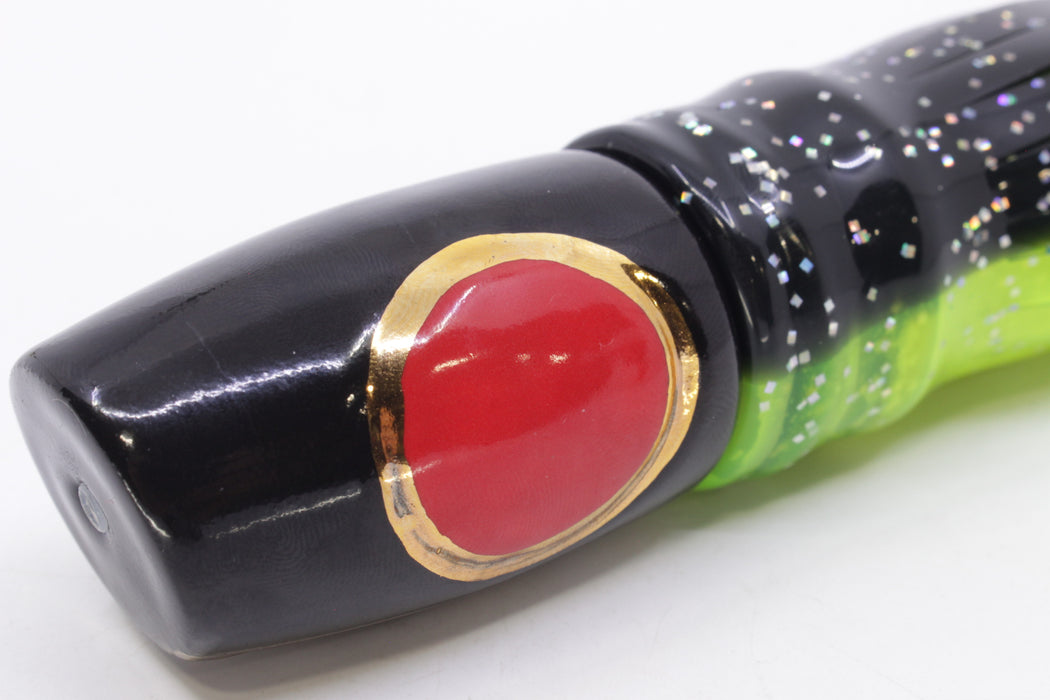 Mark White Lures Black Pearl Slant 9"+ 8.7oz Skirted Magic Johnson