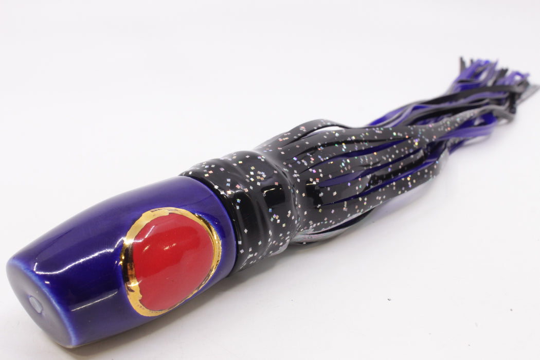 Mark White Lures Dark Blue Pearl Slant 9"+ 8.7oz Skirted Black/Blue