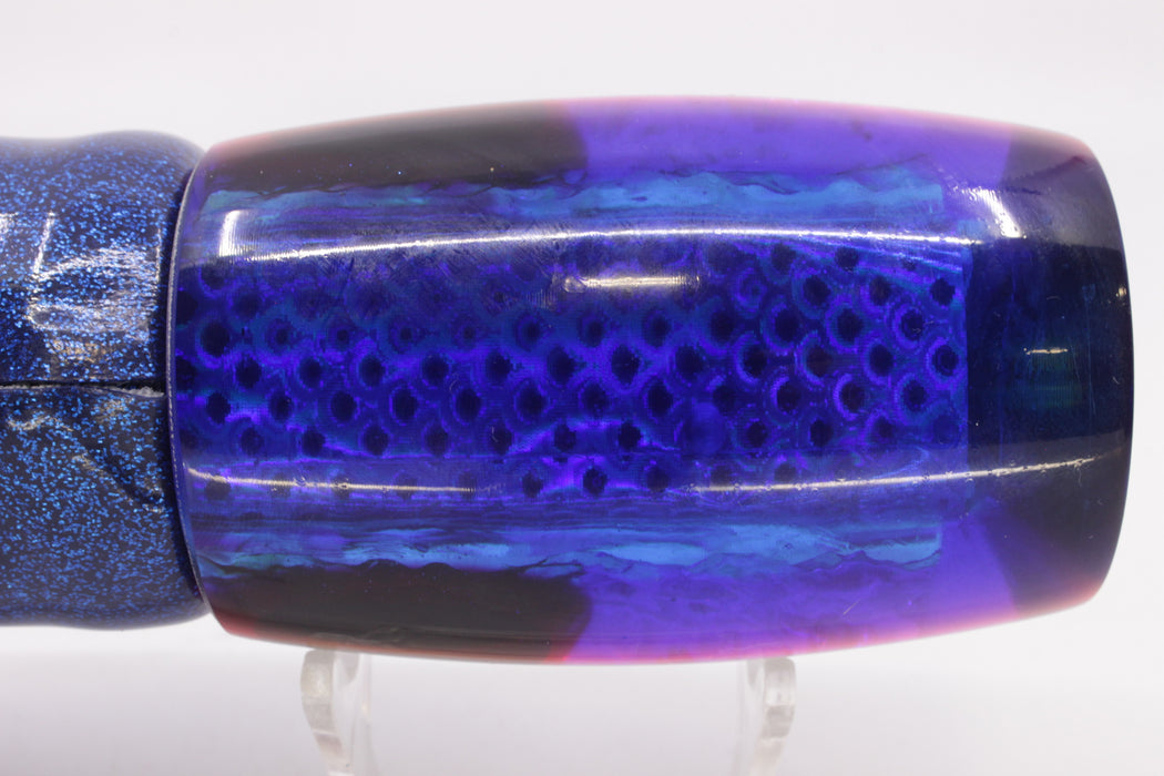 Coggin Lures Ice Rainbow Dichro Blue-Pink Back Tado Mauna Kea Invert 14" 15.7oz Vinyl