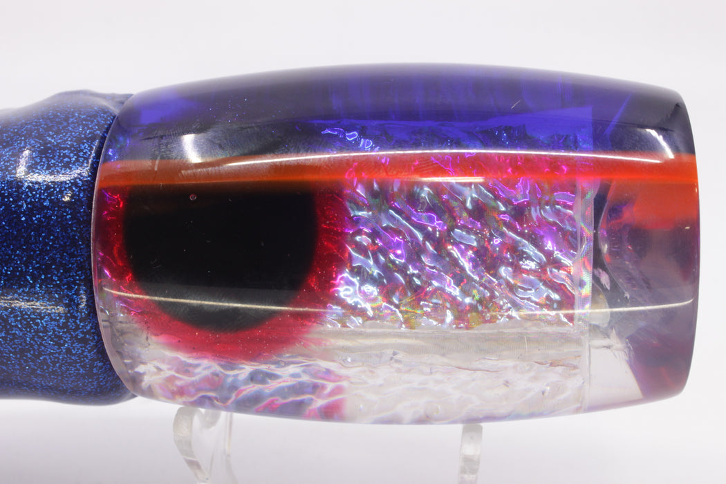 Coggin Lures Ice Rainbow Dichro Blue-Pink Back Tado Mauna Kea Invert 14" 15.7oz Vinyl