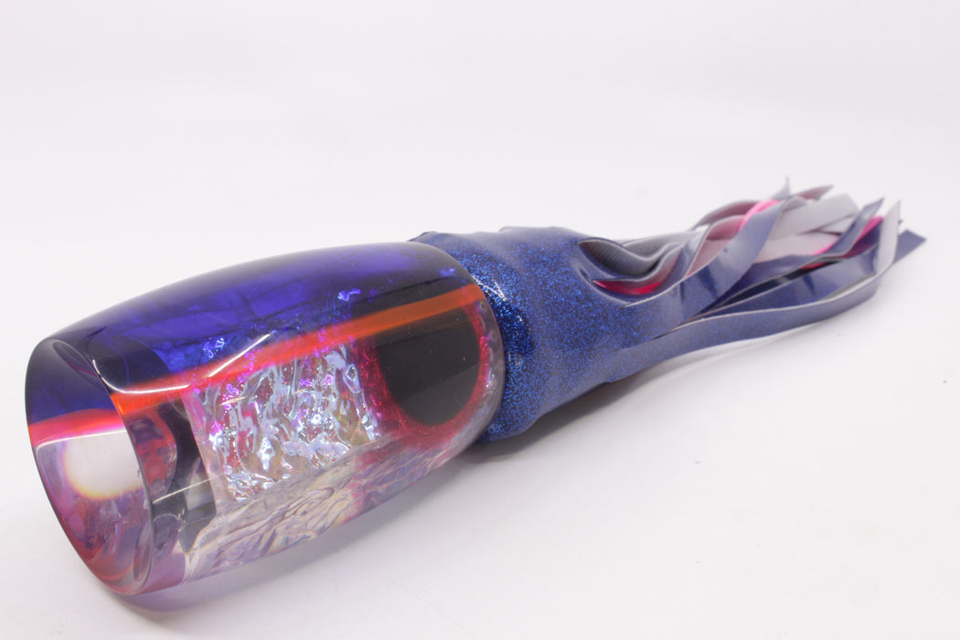 Coggin Lures Ice Rainbow Dichro Blue-Pink Back Tado Mauna Kea Invert 14" 15.7oz Vinyl