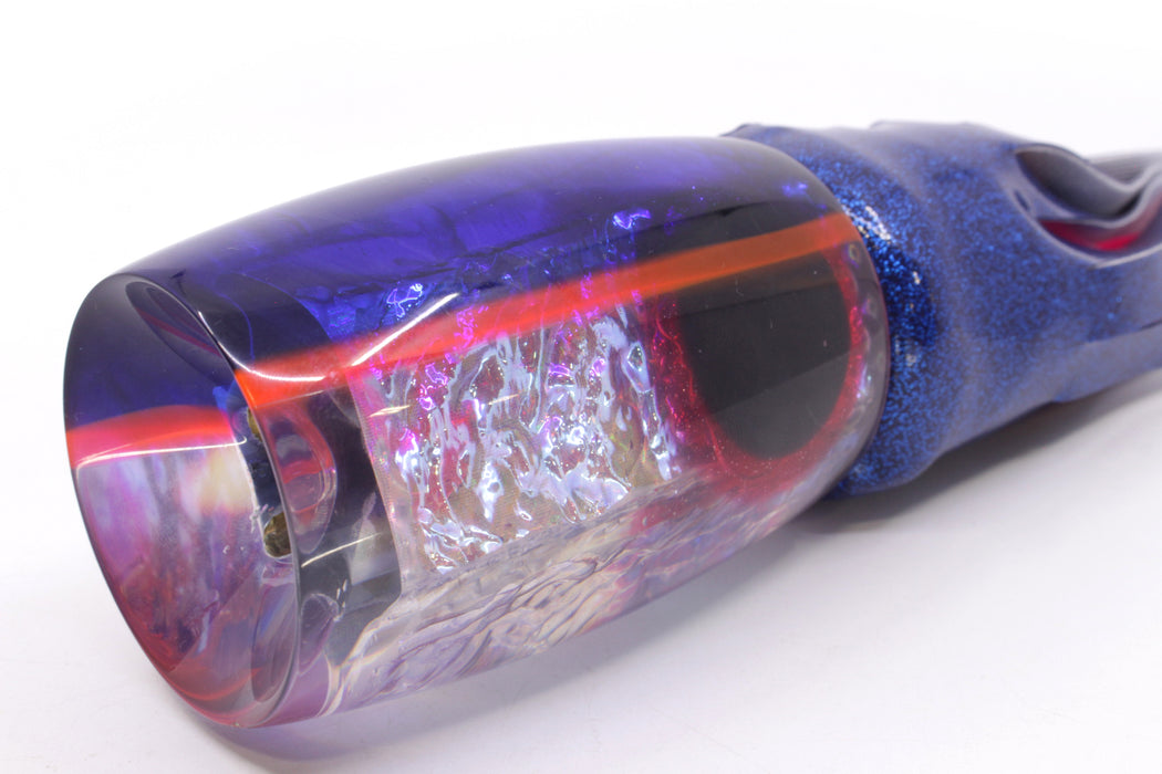 Coggin Lures Ice Rainbow Dichro Blue-Pink Back Tado Mauna Kea Invert 14" 15.7oz Vinyl