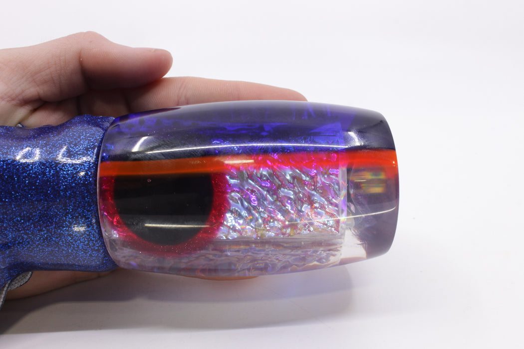 Coggin Lures Ice Rainbow Dichro Blue-Pink Back Tado Mauna Kea Invert 14" 15.7oz Vinyl