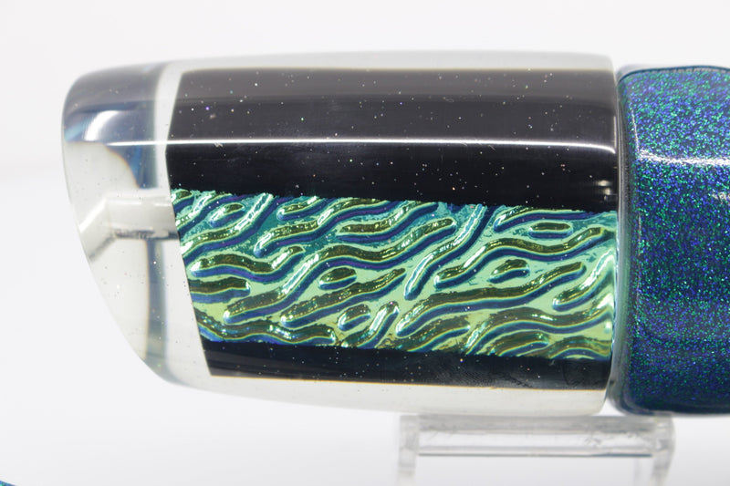 Marlin Magic Lures Turquoise-Akule Lava Black Magic XL Henry 16" 15oz Vinyl EZ-K