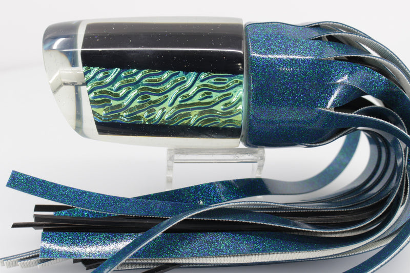 Marlin Magic Lures Turquoise-Akule Lava Black Magic XL Henry 16" 15oz Vinyl EZ-K