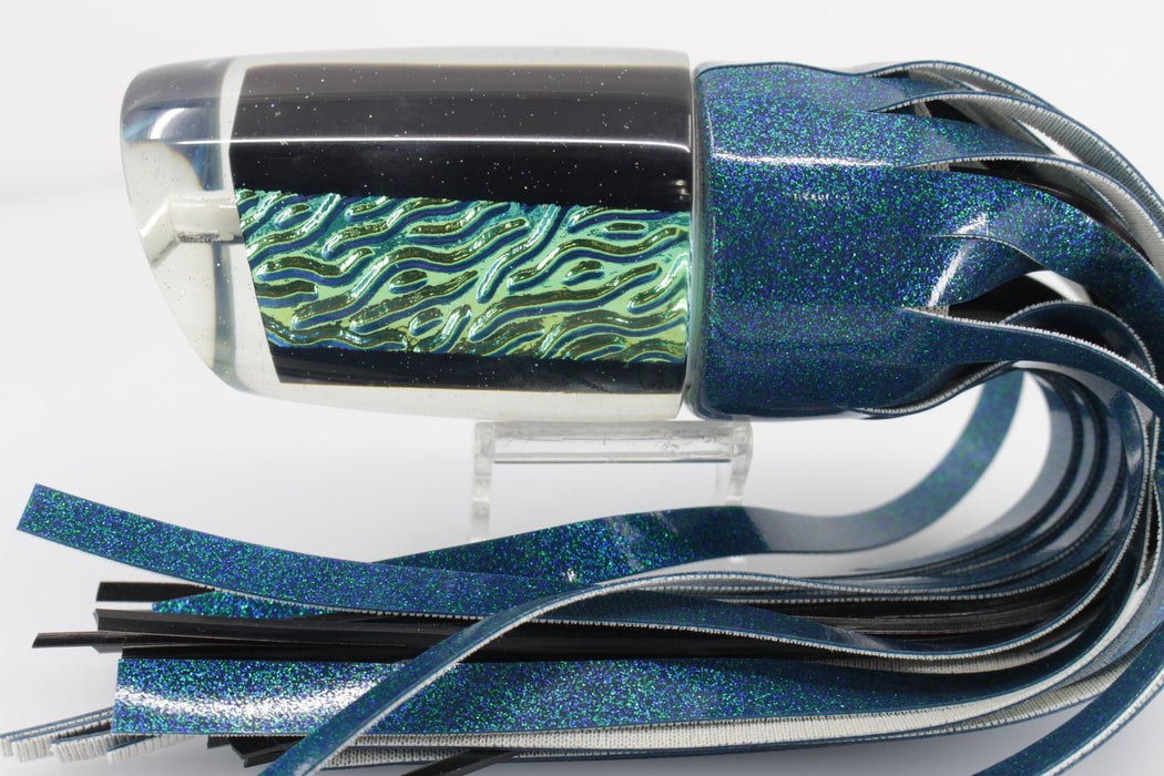 Marlin Magic Lures Turquoise-Akule Lava Black Magic XL Henry 16" 15oz Vinyl EZ-K