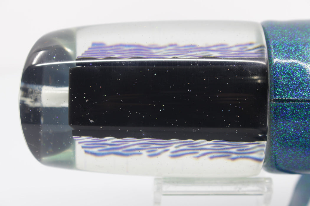 Marlin Magic Lures Turquoise-Akule Lava Black Magic XL Henry 16" 15oz Vinyl EZ-K