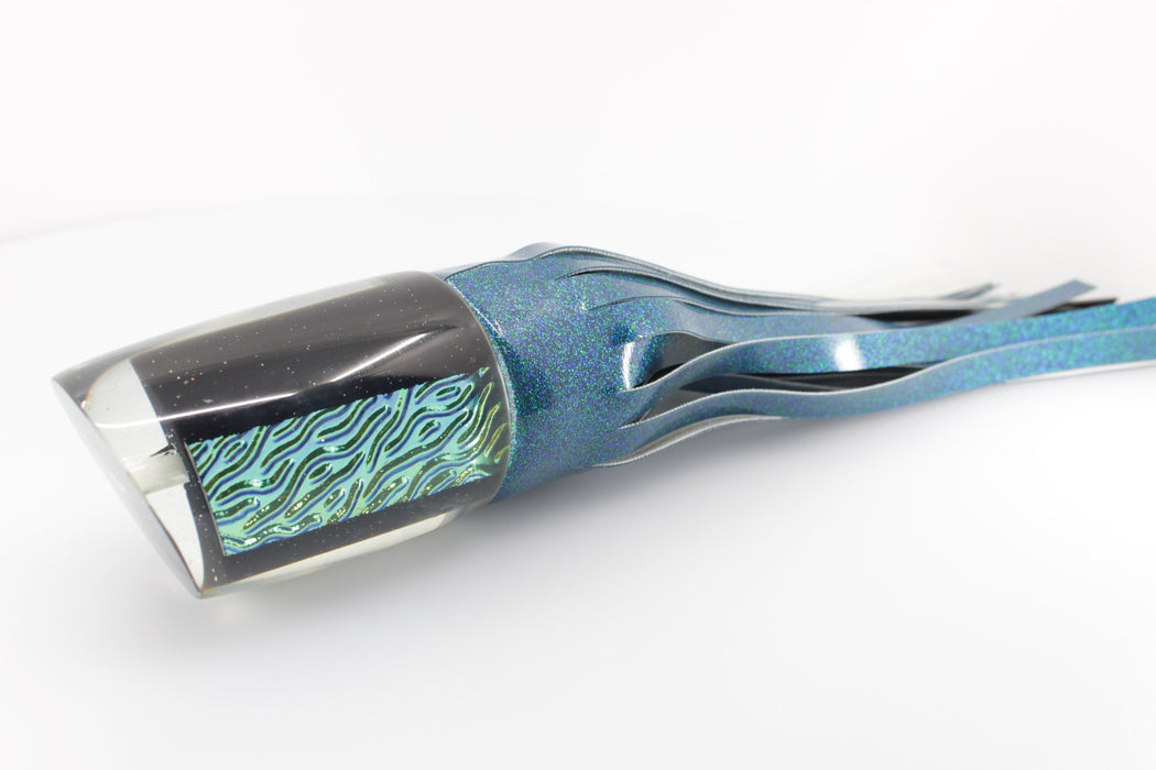 Marlin Magic Lures Turquoise-Akule Lava Black Magic XL Henry 16" 15oz Vinyl EZ-K