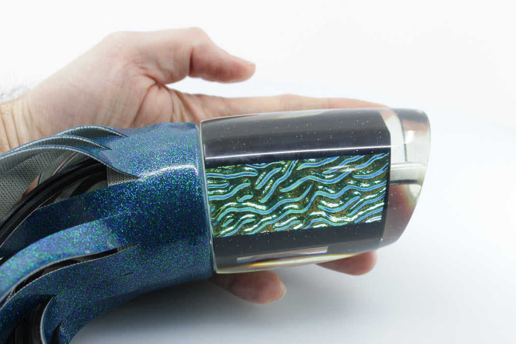 Marlin Magic Lures Turquoise-Akule Lava Black Magic XL Henry 16" 15oz Vinyl EZ-K