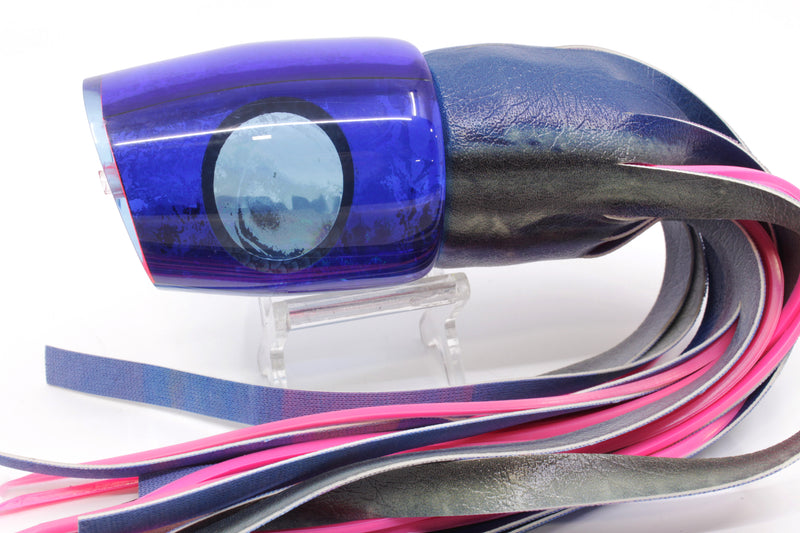 A La Vive Lures Blue Rainbow Ice Blue Eyes Large Pothound 14" 10.5oz ALV Skipjack
