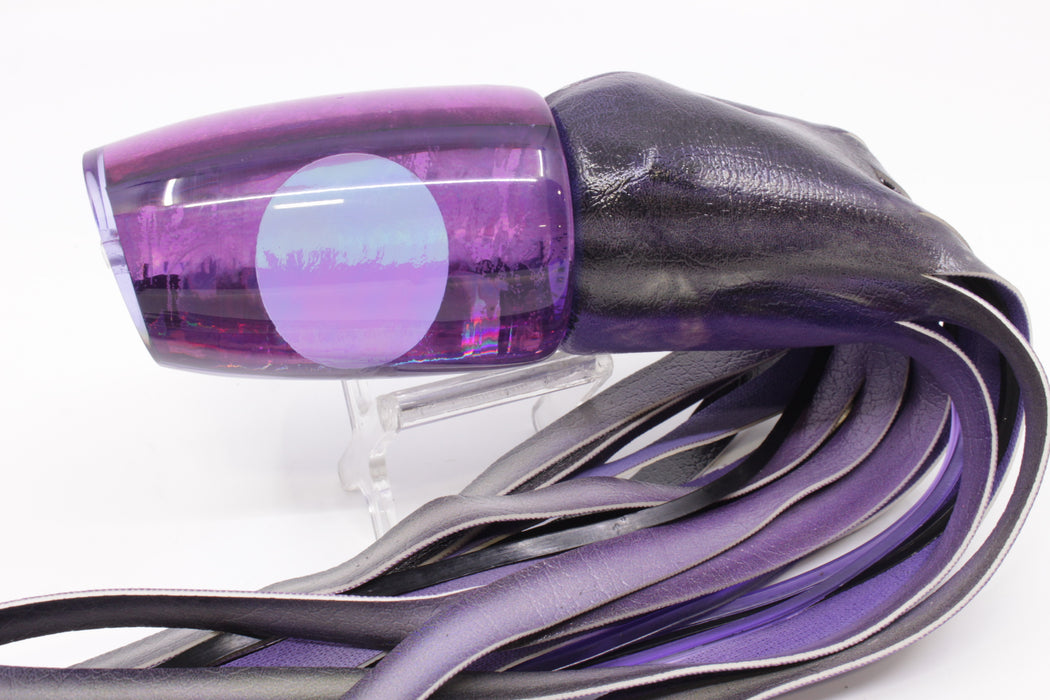 A La Vive Lures Purple Rainbow Iridescent Eyes Large Soucouyant 14" 9.7oz ALV Skipjack