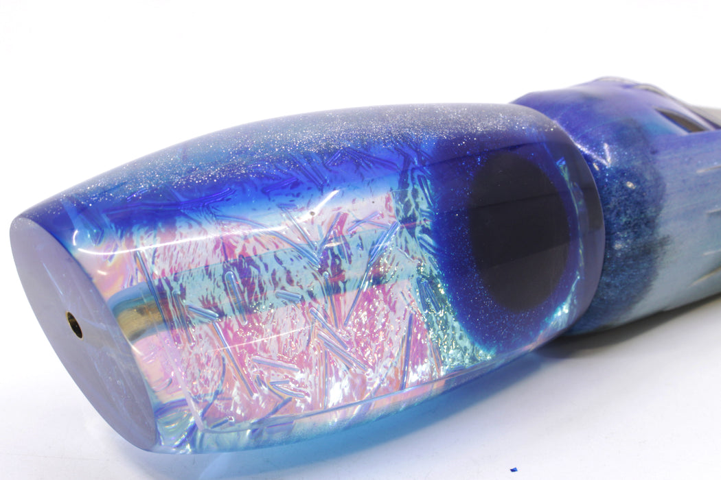 Coggin Lures Akule Dichro Silver-Blue Back Maui Plunger 14" 11oz Fire Tailz Vinyl