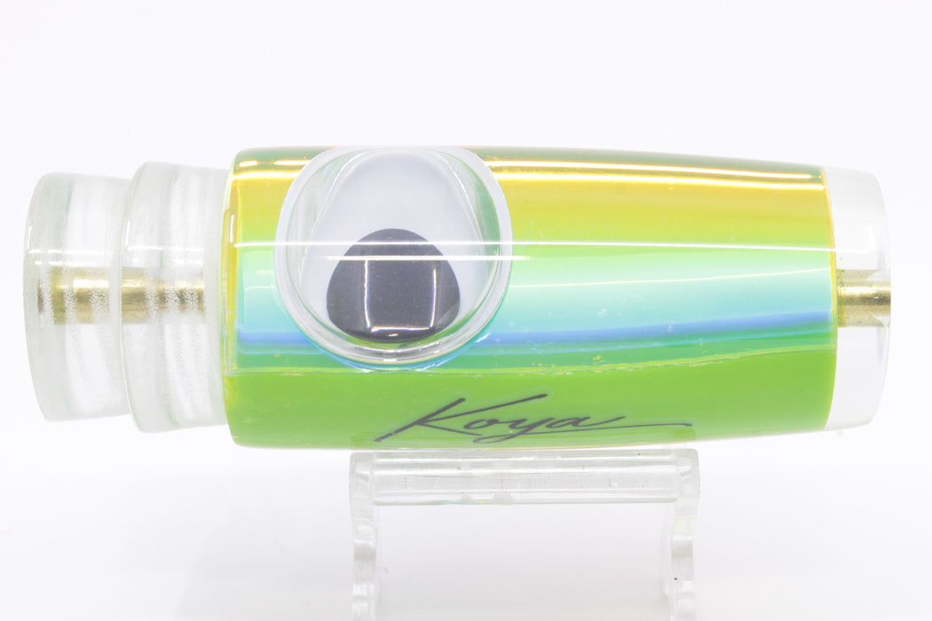 Koya Lures Green Rainbow Doll Eyes Hard Head 12" 5.2oz