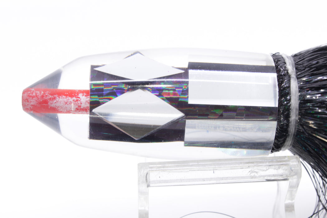 Aloha Lures Mirrored Black Rainbow Deep Six 9