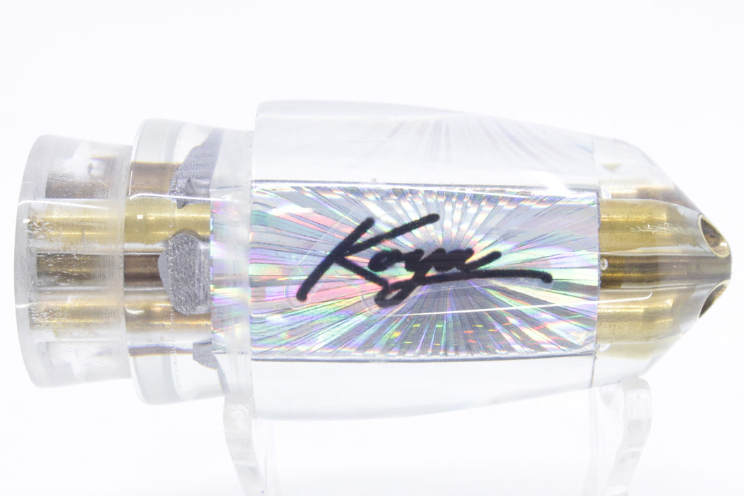 Koya Lures Silver Rainbow Starburst 4-Hole Bullet 9"+ 6oz EZ-K