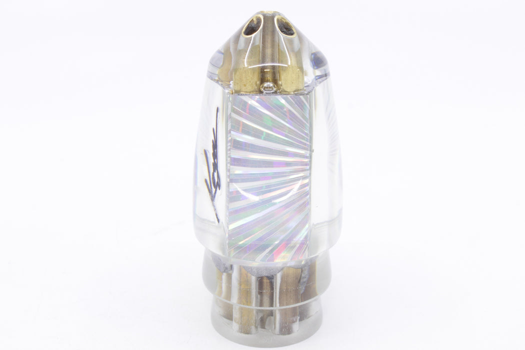 Koya Lures Silver Rainbow Starburst 4-Hole Bullet 9"+ 6oz EZ-K