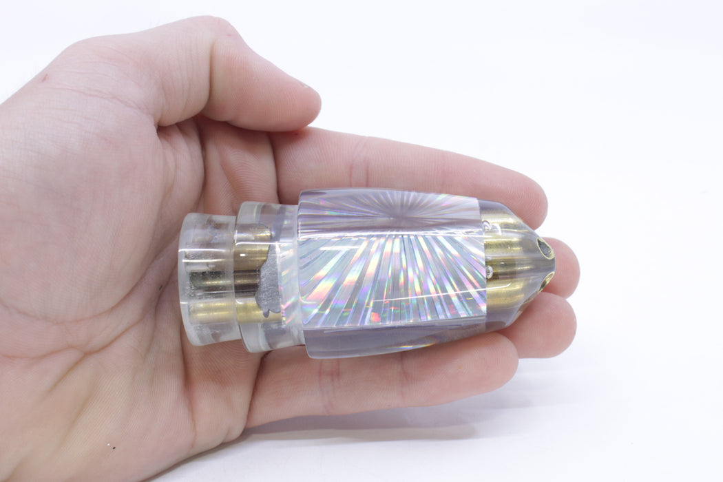 Koya Lures Silver Rainbow Starburst 4-Hole Bullet 9"+ 6oz EZ-K