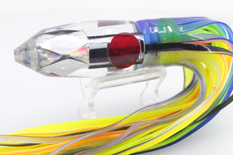 Aloha Lures Clear Mirrored Silver Rainbow Red Eyes Deep Six 9 5.2oz S – GZ Lures  Big Game Supply