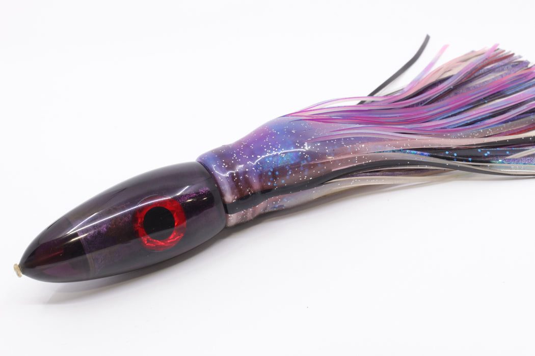 Unknown Purple Black-Red Eyes Gay Bob Reverse Taper Bullet 10" 8.6oz New Pre-Owned